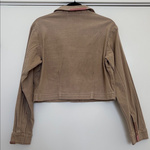 :Price Firm: NWT Anthropologie Pilcro Cropped Utility Jacket - Picture 2 of 11